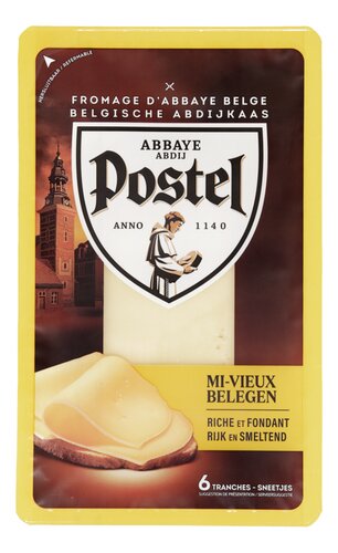 POSTEL abdij belegen sneetjes 180g