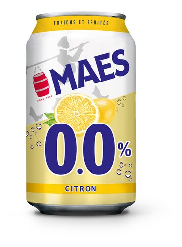 MAES Citroen 0,0%vol blik 33cl