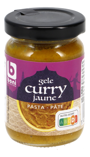 Pâte de curry jaune - Bio
