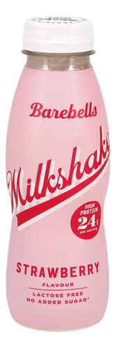 BAREBELLS Milkshake aardbei 33cl