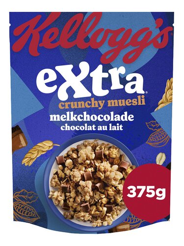 KELLOGG'S EXTRA melkchocolade 375g