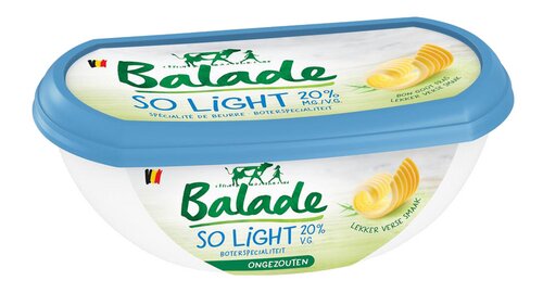 BALADE SO LIGHT boter 20%vg zacht 250g