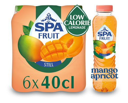 SPA FRUIT Niet-bruis. Mango-Apricot 40cl