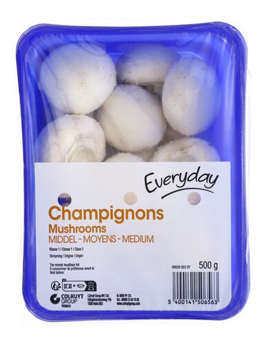 EVERYDAY champignons middelgroot 500g