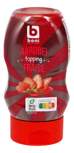 BONI topping aardbei 290ml