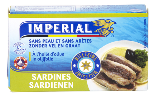 IMPERIAL sardienen ZV/ZG OO milles. 125g