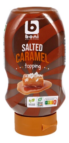 BONI topping gezouten karamel 430ml
