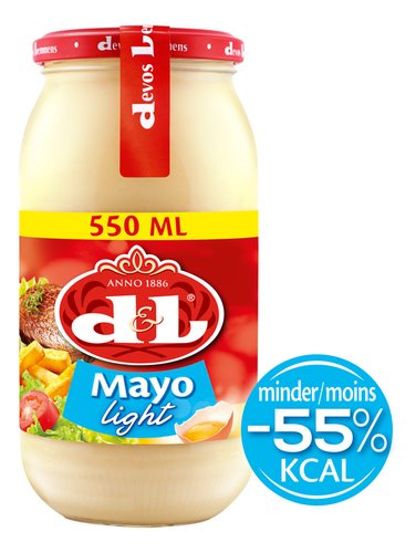 DEVOS LEMMENS mayo eieren light 550ml