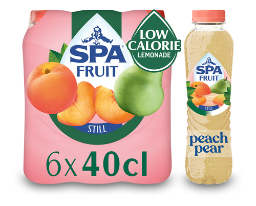 SPA FRUIT Niet-bruisend Peach-Pear 40cl