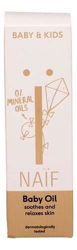 NAIF verzachtende baby olie 100ml