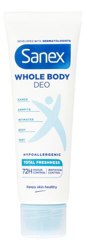 SANEX whole body deo fresh cream 75ml