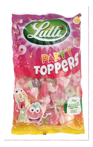 LUTTI snoep mix party toppers 1kg