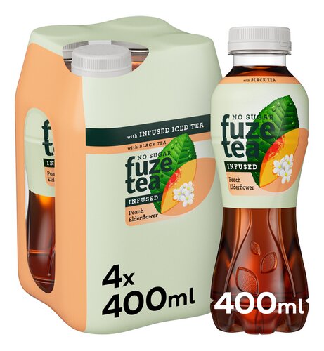 FUZE TEA No Sugar Bl.Tea Peach-Eld. 40cl
