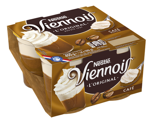 NESTLÉ LE VIENNOIS dessert koffie 4x100g