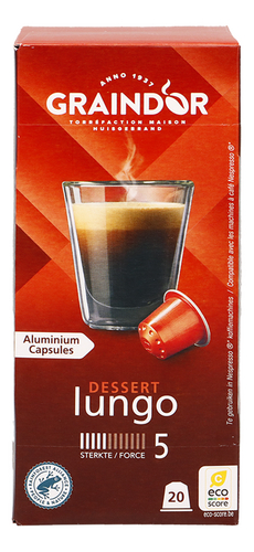 GRAINDOR caps Lungo Dessert 5 RFA 20st