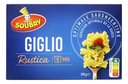 SOUBRY Pasta Giglio Rustica 375g