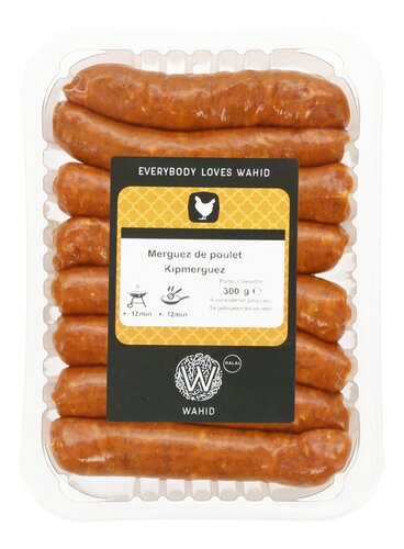 WAHID Vlees kipmerguez 300g