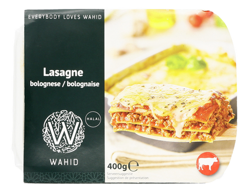 WAHID Vlees lasagne bolognaise 400g