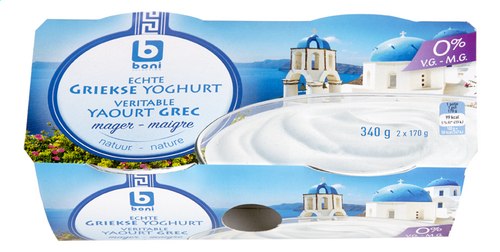 Boni Selection Yaourt A La Grecque Natuur 0 Mg 2x170g Pot Colruyt Boni Selection Yaourt A La Grecque Natuur 0 Mg 2x170g Pot Colruyt