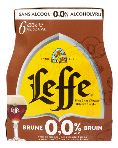 LEFFE 0,0% bruin 6x33cl