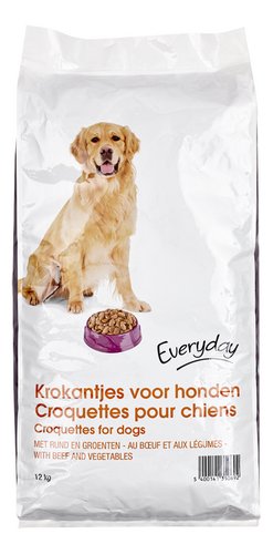 EVERYDAY krokantjes voor honden 12kg | Colruyt -