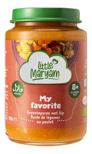 LITTLE MARYAM groent.kip halal8+Bio 190g