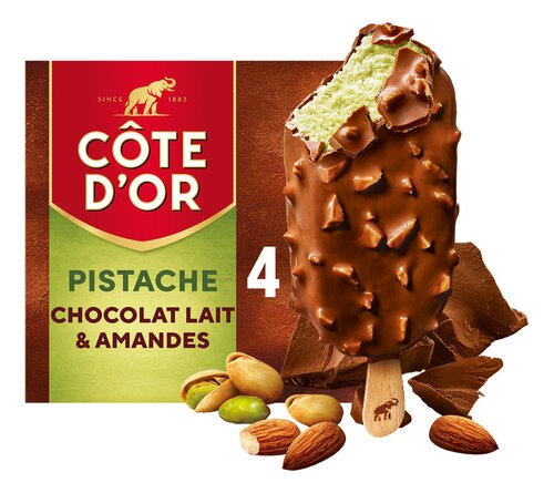 CÔTE D'OR Pistache Stick 4x90ml