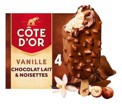 CÔTE D'OR vanille stick 4x90ml