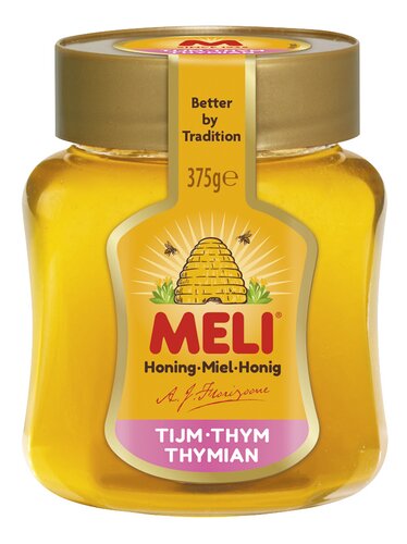 MELI honing tijm vloeibaar 375g