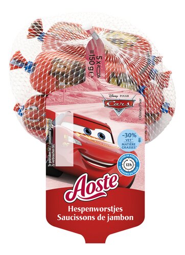 AOSTE Disney Cars hespenworst 5st 150g