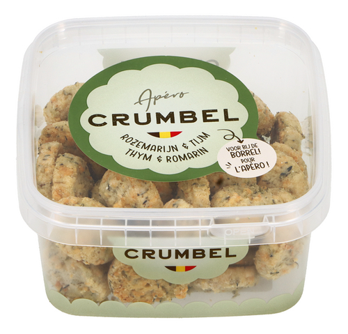 CRUMBEL aperitiefkoekje rozem.&tijm 150g