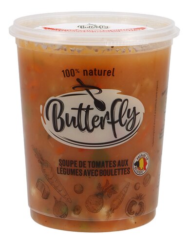 BUTTERFLY tom.gr.soep balletjes 950ml
