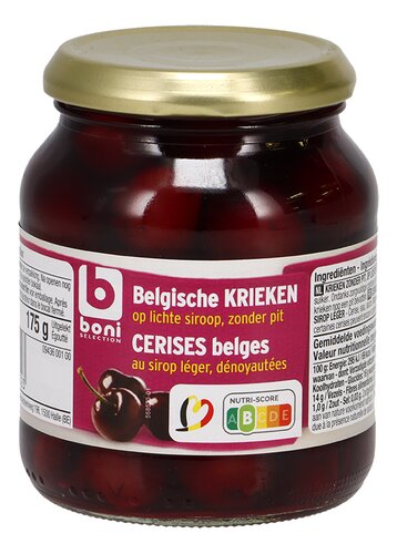 BONI Belg.krieken ontpit siroop bok 340g