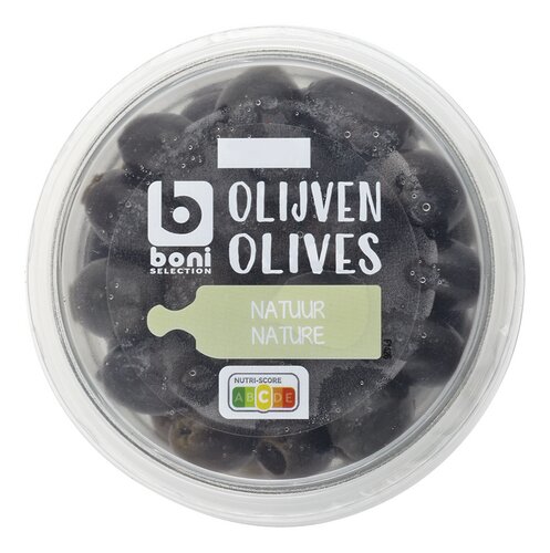 BONI zwarte olijven ontpit 150g