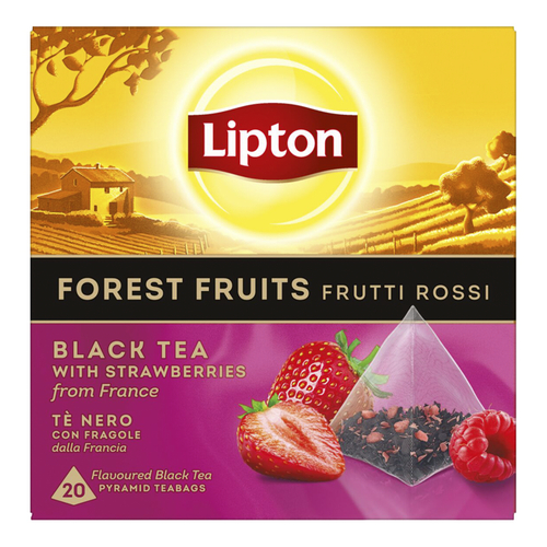 LIPTON Black Tea Forest Fruits 20st