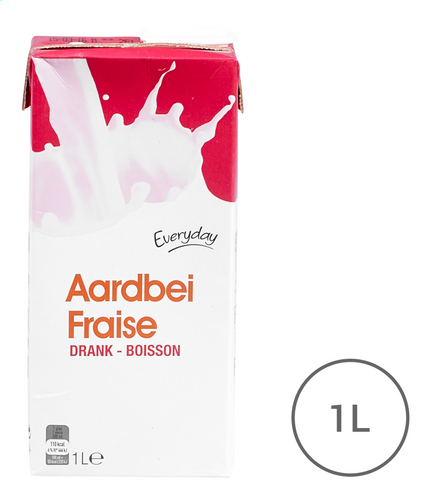 EVERYDAY Aardbeidrink brik 1L