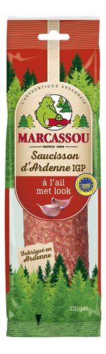 MARCASSOU saucis.d'Arden.IGP look 270g