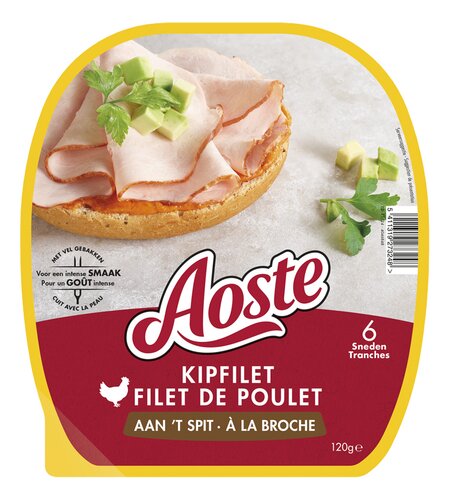 AOSTE kipfilet aan't spit sneetjes 120g
