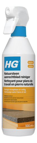 HG aanrechtbl.reiniger natuursteen 500ml