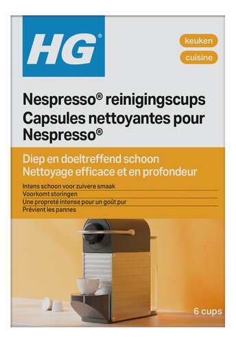 HG Nespresso reinigingscups 6st