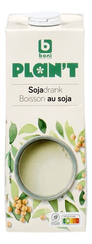 BONI PLAN'T Sojadrank natuur 1L