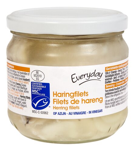 EVERYDAY haringfilet op azijn MSC 330g