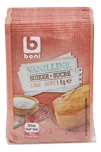 Boni Selection Sucre Vanille 15x8g Colruyt