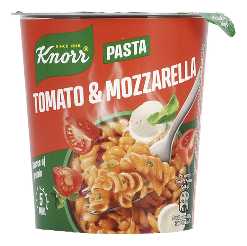 KNORR pasta tomaat mozzarella 63g