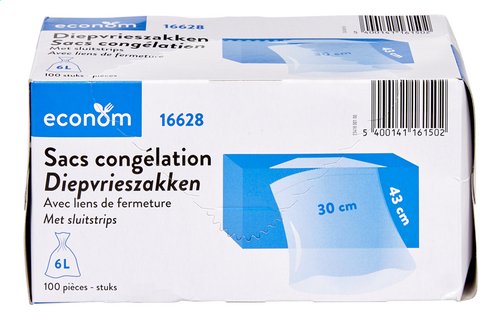 Econom Diepvrieszakken 6l 100st Colruyt Collect Go Econom Diepvrieszakken 6l 100st Colruyt Collect Go