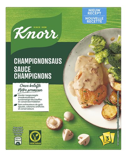 KNORR Saus Champignon 3x36g