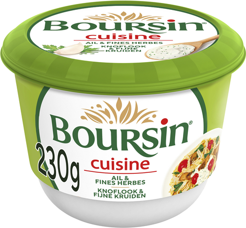 BOURSIN CUISINE knoflook&f.kruiden 230g
