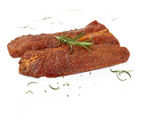gemarineerde varkens entrecôte