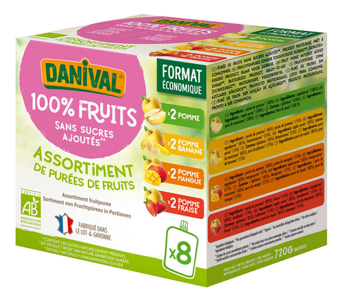 DANIVAL poki pack mix bio 8x90g