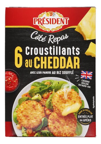 PRÉSIDENT crispy cheddar 150g